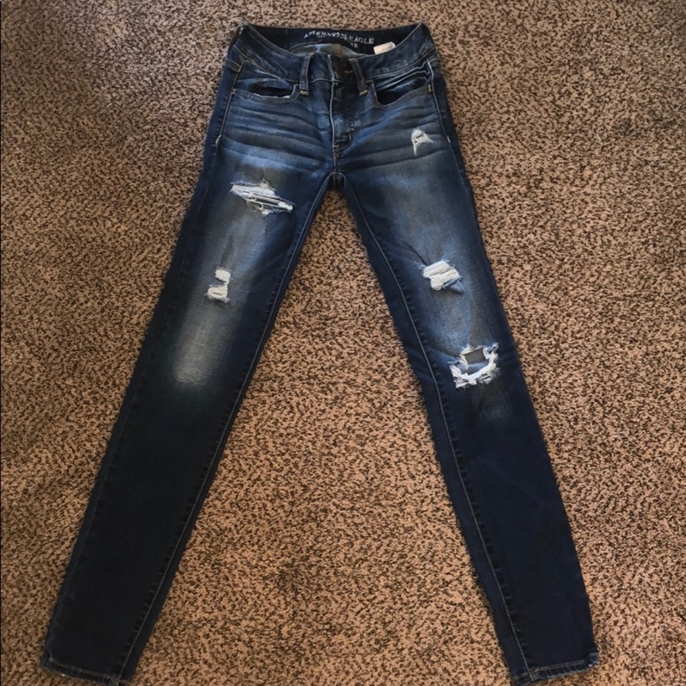 American eagle super super stretch jeans